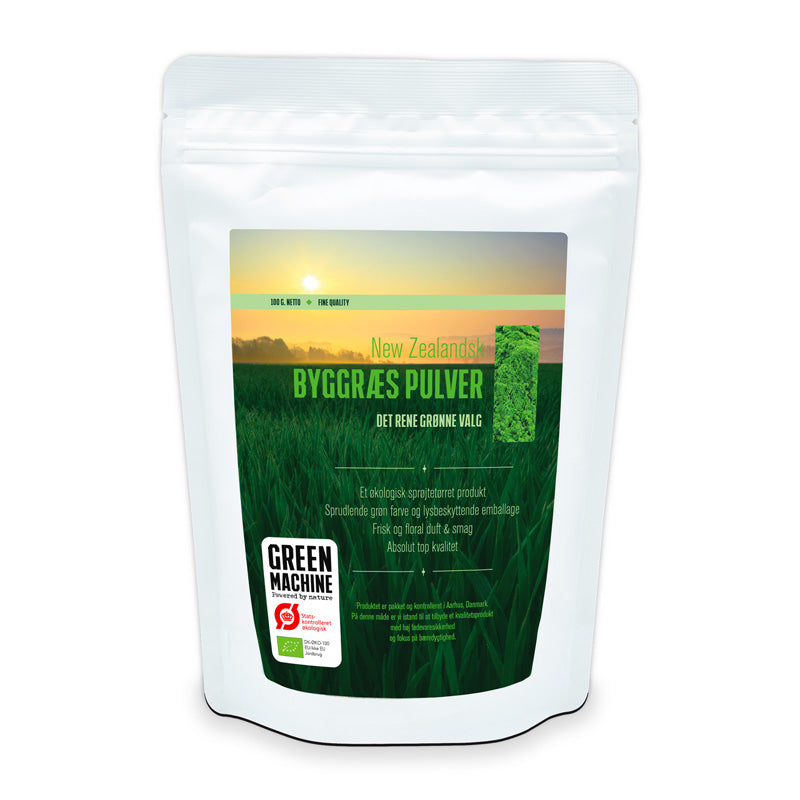 New Zealandsk Byggræspulver Ø, 100 gram