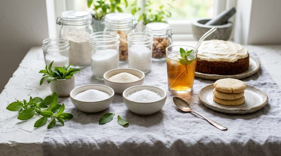 Illustrationsfoto til guiden: Omregn sukker til stevia, erythritol og xylitol i opskrifter